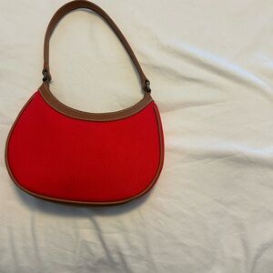 Fossil Red and Tan Women's Bag